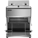 Home AND Kitchen VEVOR Commercial Toast Bread Slicer, 12mm Thickness Electric Bread Cutting Machine, 31PCS Commercial Bakery Bread Slicer, 110V Toast Cutter Cutting Machine, Bread Cutter for Bread Sheet Cutter Cutting