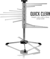 OVENTE 1.2 lb Collapsible Pasta Drying Rack, BPA-Free Acrylic Rods, for Homemade Noodles ACPPA900C