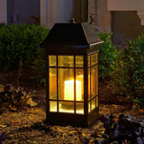 Smart Solar 3900KR1 San Rafael Estate Style Solar Lantern, 22-Inch, Antique-Bronze